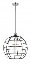 Innovations Lighting 516-1S-PC-CE-16-BK - Lake Placid - 1 Light - 16 inch - Polished Chrome - Multi Pendant