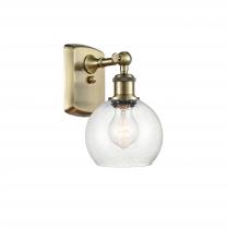 Innovations Lighting 516-1W-AB-G124-6 - Athens - 1 Light - 6 inch - Antique Brass - Sconce