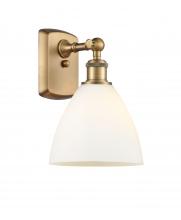 Innovations Lighting 516-1W-BB-GBD-751 - Bristol - 1 Light - 8 inch - Brushed Brass - Sconce