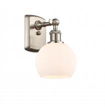 Innovations Lighting 516-1W-SN-G121-6 - Athens - 1 Light - 6 inch - Brushed Satin Nickel - Sconce