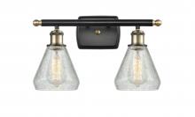 Innovations Lighting 516-2W-BAB-G275 - Conesus - 2 Light - 16 inch - Black Antique Brass - Bath Vanity Light