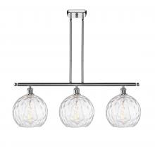 Innovations Lighting 516-3I-PC-G1215-10 - Athens Water Glass - 3 Light - 37 inch - Polished Chrome - Cord hung - Island Light