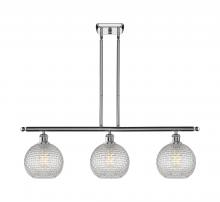 Innovations Lighting 516-3I-PC-G122C-8CL - Athens - 3 Light - 36 inch - Polished Chrome - Cord hung - Island Light