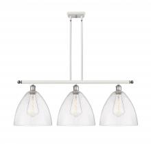 Innovations Lighting 516-3I-WPC-GBD-124 - Bristol - 3 Light - 39 inch - White Polished Chrome - Cord hung - Island Light