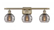 Innovations Lighting 516-3W-AB-G556-6SM - Rochester - 3 Light - 26 inch - Antique Brass - Bath Vanity Light