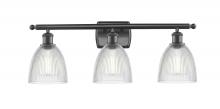 Innovations Lighting 516-3W-BK-G382 - Castile - 3 Light - 26 inch - Matte Black - Bath Vanity Light