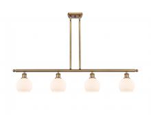 Innovations Lighting 516-4I-BB-G121-6 - Athens - 4 Light - 48 inch - Brushed Brass - Cord hung - Island Light