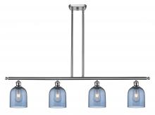 Innovations Lighting 516-4I-SN-G558-6BL - Bella - 4 Light - 48 inch - Brushed Satin Nickel - Cord hung - Island Light