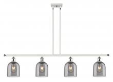 Innovations Lighting 516-4I-WPC-G558-6SM - Bella - 4 Light - 48 inch - White Polished Chrome - Cord hung - Island Light