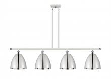 Innovations Lighting 516-4I-WPC-MBD-9-PC - Bristol - 4 Light - 48 inch - White Polished Chrome - Cord hung - Island Light