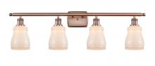 Innovations Lighting 516-4W-AC-G391 - Ellery - 4 Light - 35 inch - Antique Copper - Bath Vanity Light