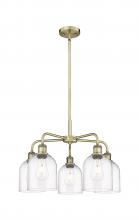 Innovations Lighting 516-5CR-AB-G558-6CL - Bella - 5 Light - 24 inch - Antique Brass - Chandelier