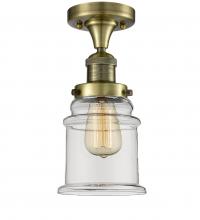 Innovations Lighting 517-1CH-AB-G182 - Canton - 1 Light - 6 inch - Antique Brass - Semi-Flush Mount