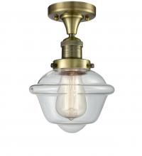 Innovations Lighting 517-1CH-AB-G532 - Oxford - 1 Light - 8 inch - Antique Brass - Semi-Flush Mount
