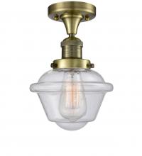 Innovations Lighting 517-1CH-AB-G534 - Oxford - 1 Light - 8 inch - Antique Brass - Semi-Flush Mount
