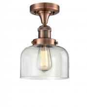 Innovations Lighting 517-1CH-AC-G72 - Bell - 1 Light - 8 inch - Antique Copper - Semi-Flush Mount