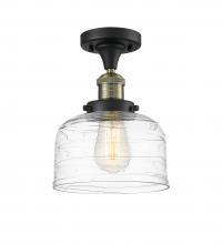 Innovations Lighting 517-1CH-BAB-G713-LED - Bell - 1 Light - 8 inch - Black Antique Brass - Semi-Flush Mount