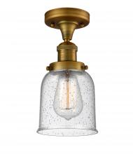 Innovations Lighting 517-1CH-BB-G54 - Bell - 1 Light - 5 inch - Brushed Brass - Semi-Flush Mount