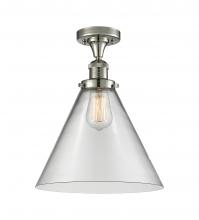 Innovations Lighting 517-1CH-PN-G42-L - Cone - 1 Light - 12 inch - Polished Nickel - Semi-Flush Mount