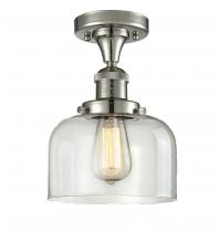 Innovations Lighting 517-1CH-PN-G72 - Bell - 1 Light - 8 inch - Polished Nickel - Semi-Flush Mount