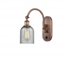 Innovations Lighting 518-1W-AC-G257 - Caledonia - 1 Light - 5 inch - Antique Copper - Sconce