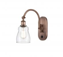 Innovations Lighting 518-1W-AC-G392-LED - Ellery - 1 Light - 5 inch - Antique Copper - Sconce