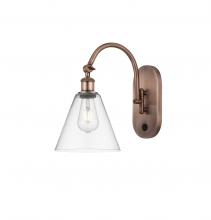 Innovations Lighting 518-1W-AC-GBC-82-LED - Berkshire - 1 Light - 8 inch - Antique Copper - Sconce