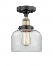 Innovations Lighting 616-1F-BAB-G72 - Bell - 1 Light - 8 inch - Black Antique Brass - Semi-Flush Mount