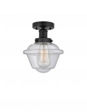 Innovations Lighting 616-1F-BK-G534 - Oxford - 1 Light - 7 inch - Matte Black - Semi-Flush Mount