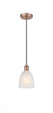 Innovations Lighting 616-1P-AC-G441 - Brookfield - 1 Light - 6 inch - Antique Copper - Cord hung - Mini Pendant
