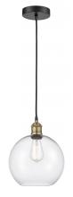 Innovations Lighting 616-1P-BAB-G122-10 - Athens - 1 Light - 10 inch - Black Antique Brass - Cord hung - Mini Pendant