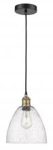 Innovations Lighting 616-1P-BAB-GBD-94 - Bristol - 1 Light - 9 inch - Black Antique Brass - Cord hung - Mini Pendant