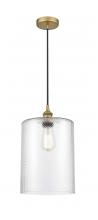 Innovations Lighting 616-1P-BB-G112-L - Cobbleskill - 1 Light - 9 inch - Brushed Brass - Cord hung - Mini Pendant