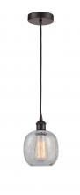 Innovations Lighting 616-1P-OB-G105 - Belfast - 1 Light - 6 inch - Oil Rubbed Bronze - Cord hung - Mini Pendant