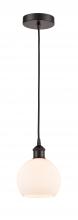 Innovations Lighting 616-1P-OB-G121-6 - Athens - 1 Light - 6 inch - Oil Rubbed Bronze - Cord hung - Mini Pendant