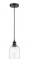 Innovations Lighting 616-1P-OB-G558-6CL - Bella - 1 Light - 6 inch - Oil Rubbed Bronze - Cord hung - Mini Pendant