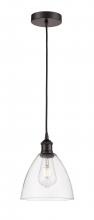 Innovations Lighting 616-1P-OB-GBD-752 - Bristol - 1 Light - 8 inch - Oil Rubbed Bronze - Cord hung - Mini Pendant