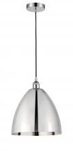 Innovations Lighting 616-1P-PC-MBD-12-PC - Bristol - 1 Light - 12 inch - Polished Chrome - Cord hung - Mini Pendant