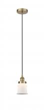 Innovations Lighting 616-1PH-AB-G181S - Canton - 1 Light - 5 inch - Antique Brass - Cord hung - Mini Pendant