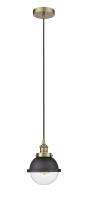 Innovations Lighting 616-1PH-AB-HFS-62-BK - Edison - 1 Light - 7 inch - Antique Brass - Mini Pendant