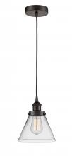 Innovations Lighting 616-1PH-OB-G42 - Cone - 1 Light - 8 inch - Oil Rubbed Bronze - Cord hung - Mini Pendant