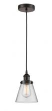 Innovations Lighting 616-1PH-OB-G62 - Cone - 1 Light - 6 inch - Oil Rubbed Bronze - Cord hung - Mini Pendant