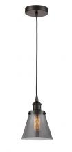 Innovations Lighting 616-1PH-OB-G63 - Cone - 1 Light - 6 inch - Oil Rubbed Bronze - Cord hung - Mini Pendant