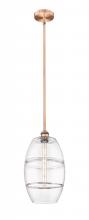 Innovations Lighting 616-1S-AC-G557-10CL - Vaz - 1 Light - 10 inch - Antique Copper - Cord hung - Mini Pendant