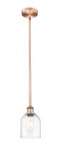 Innovations Lighting 616-1S-AC-G558-6CL - Bella - 1 Light - 6 inch - Antique Copper - Cord hung - Mini Pendant