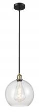 Innovations Lighting 616-1S-BAB-G124-12 - Athens - 1 Light - 12 inch - Black Antique Brass - Cord hung - Mini Pendant