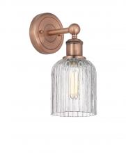 Innovations Lighting 616-1W-AC-G559-5CL - Bridal Veil - 1 Light - 5 inch - Antique Copper - Sconce