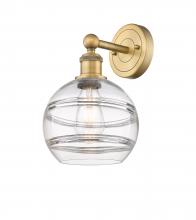 Innovations Lighting 616-1W-BB-G556-8CL - Rochester - 1 Light - 8 inch - Brushed Brass - Sconce
