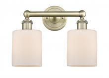 Innovations Lighting 616-2W-AB-G111 - Cobbleskill - 2 Light - 14 inch - Antique Brass - Bath Vanity Light