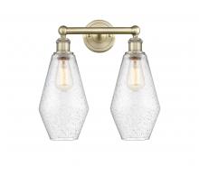 Innovations Lighting 616-2W-AB-G654-7 - Cindyrella - 2 Light - 16 inch - Antique Brass - Bath Vanity Light